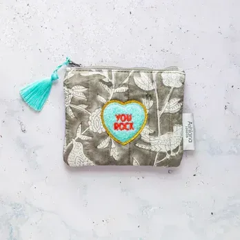 Mini Coin Purse Grey