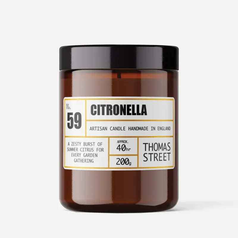 Citronella Apothecary Candle