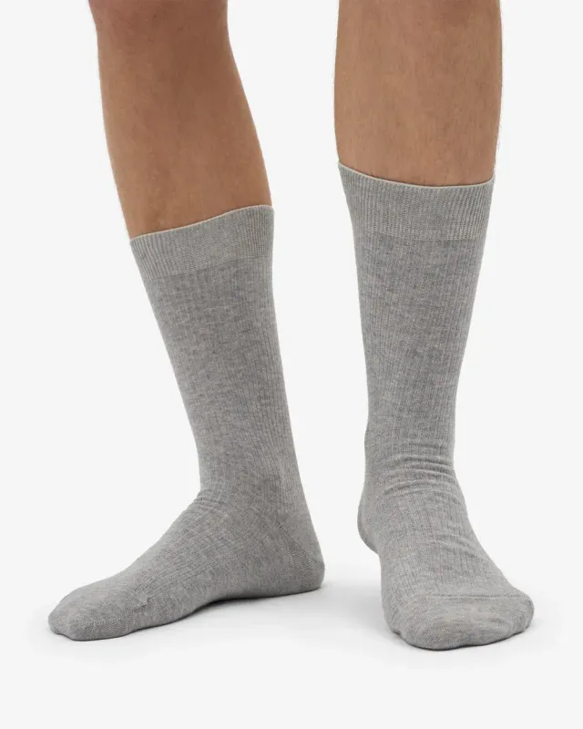 Colorful Standard Classic organic socks Heather Grey