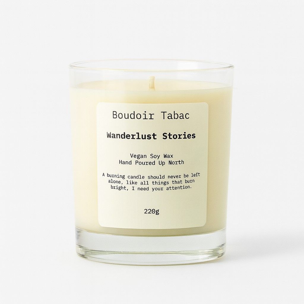 Wanderlust Stories Medium Boudoir Tabac Candle