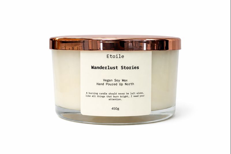 Wanderlust Stories Etoile Large Candle
