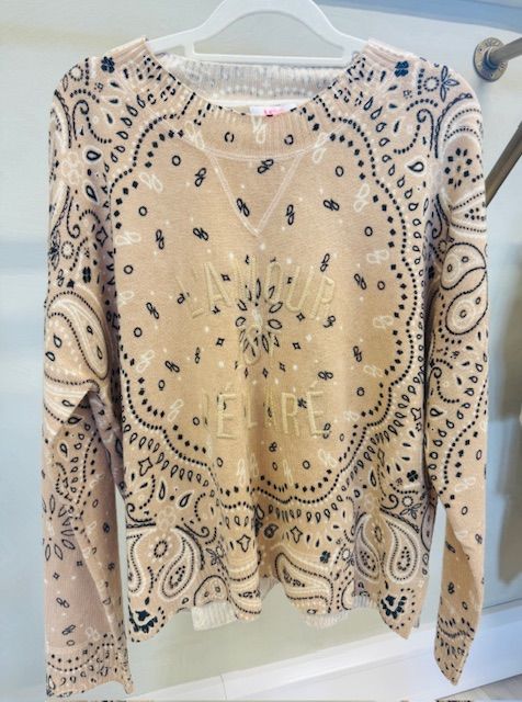 Ma Petit Capsule Route 66 Sweater Camel