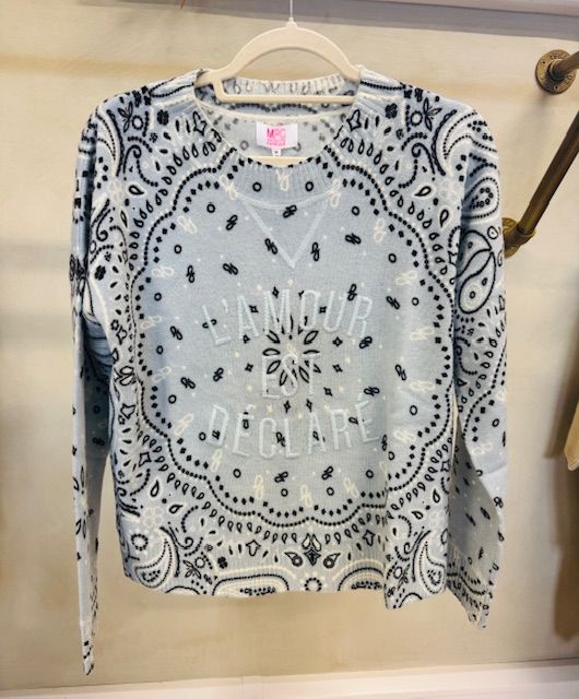 Ma Petit Capsule Route 66 Sweater Blue