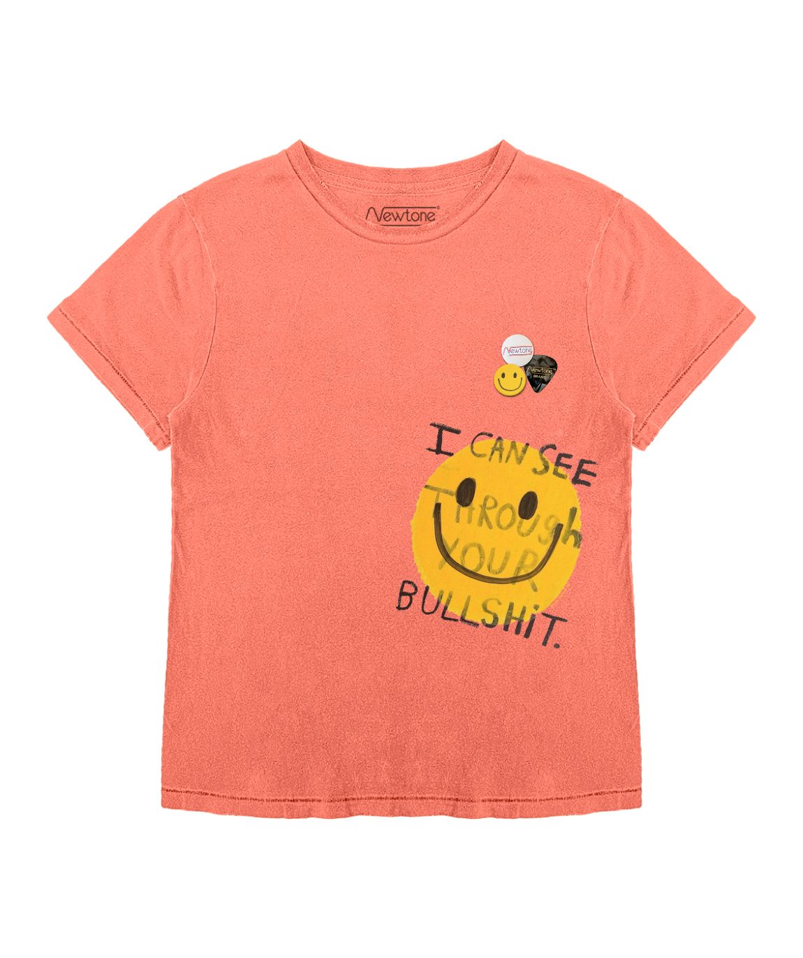 NEWTONE Crop TSHIRT porter coral