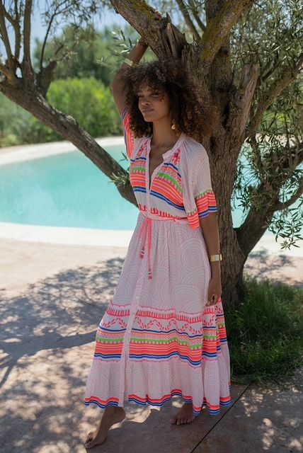 Piti Cuiti Neon Stripe Maxi