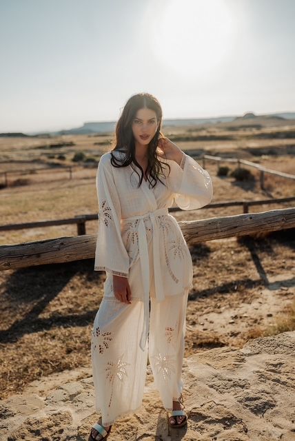 Piti Cuiti Palm Trousers