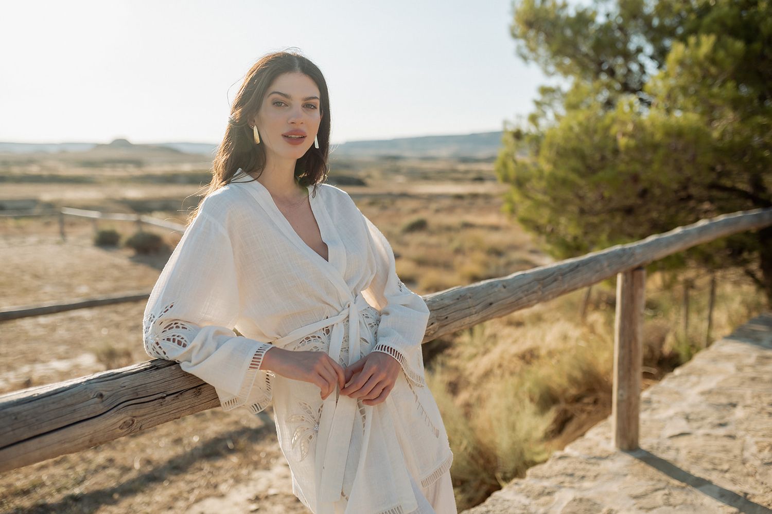 Piti Cuiti Palm Kimono Top Piti Cuiti Palm Kimono Top