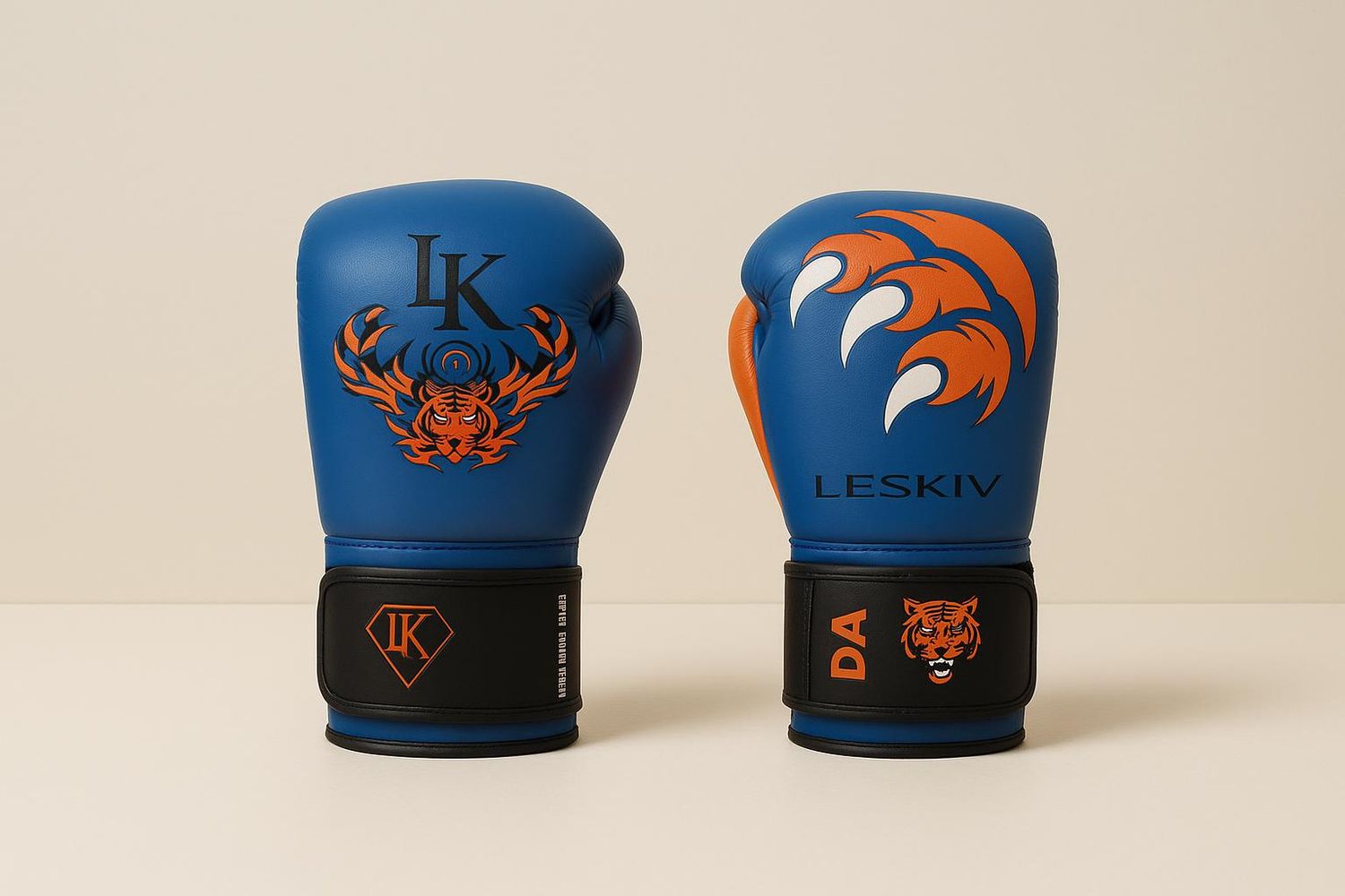 Gants de boxe Leskiv - couleur vegeto - 14oz