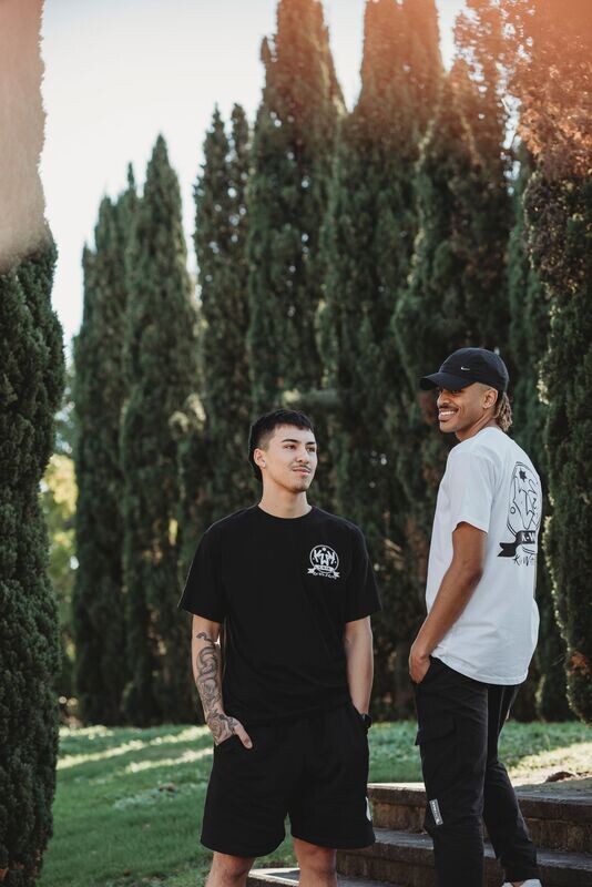 K-WAK T-SHIRT &quot;LOGO TEE&quot; BLACK