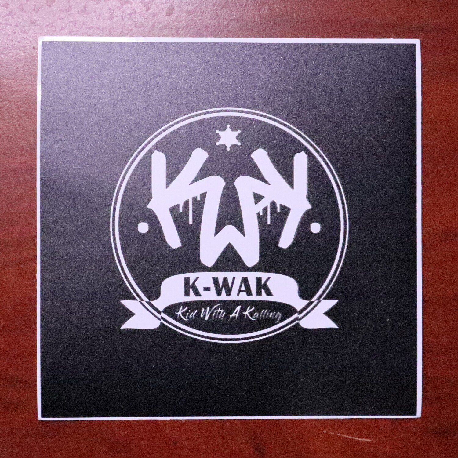 K-WAK STICKER “OG LOGO” LRG
