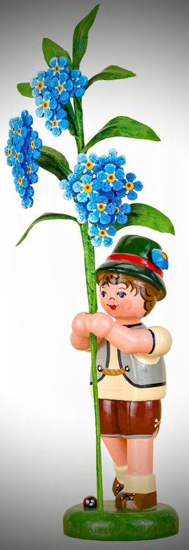 Hubrig Blumenkind Junge Vergissmeinnicht 17 cm