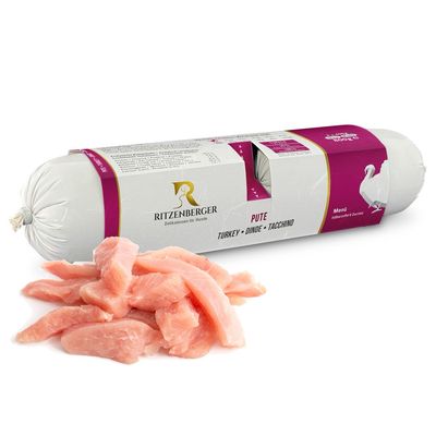 Menu kalkoen zoete aardappel en courgette