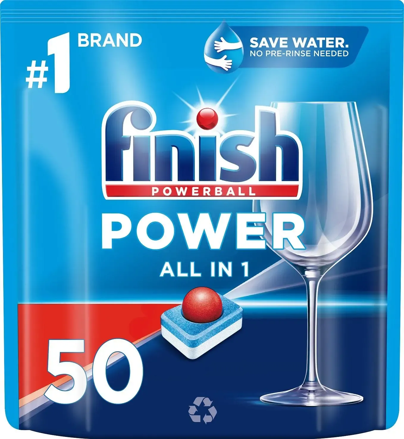 Finish Power All in 1 Fresh 50szt. tabletki do zmywarki