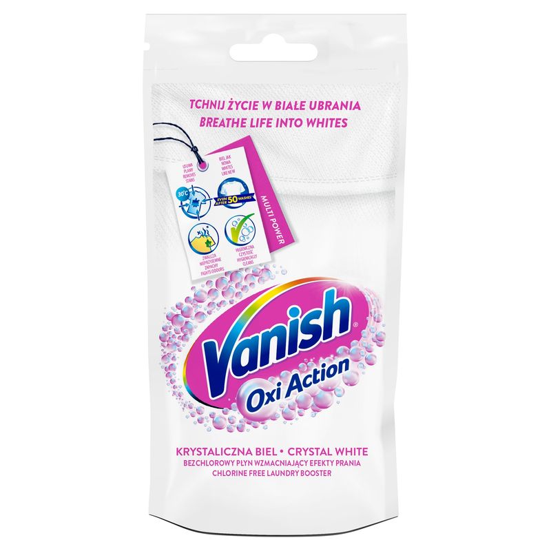 VANISH Oxi Action - Odplamiacz Do Białych Tkanin ( W Płynie) - 100 ml