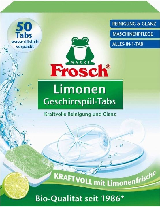 Frosch Alles in 1 Limonen Tabletki do Zmywarki 50 szt