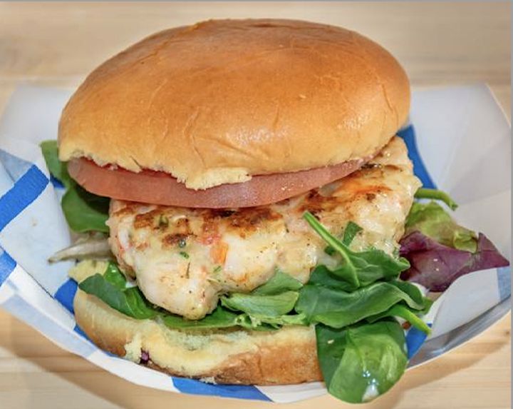 Shrimp Burger Shrimp Burger