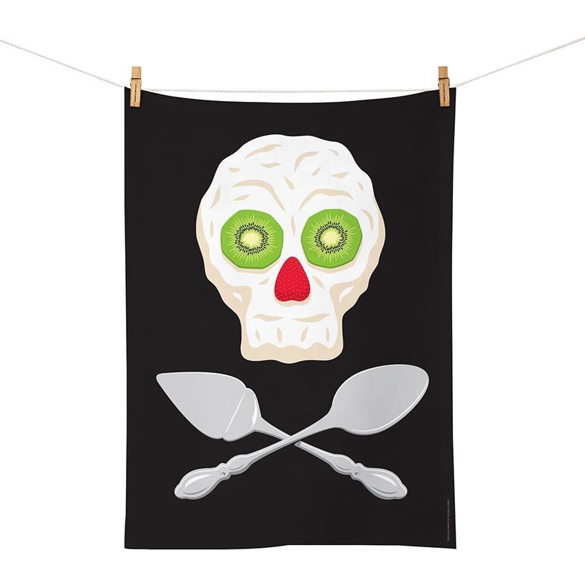 Glenn Jones - Pavlova Pirate Tea Towel