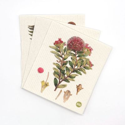 Swedish Dishcloths - Botanical Illustrations