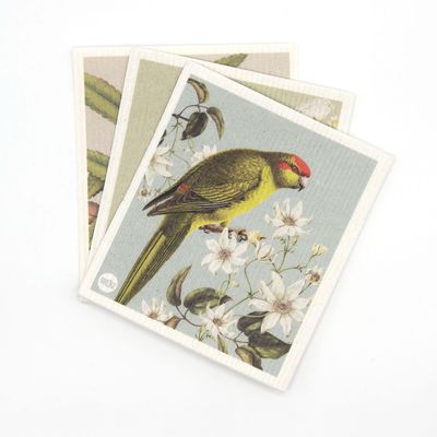 Swedish Dishcloths - Birds &amp; Botanicals