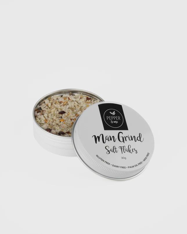 Level Up Man Grind Salt Flakes (No grinder needed) - Tin