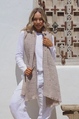 Dot Pop Scarf - Mushroom