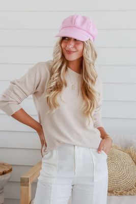 Plush Cap - Blush