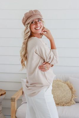 Plush Cap - Sandstone