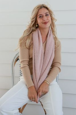 Snood Scarf - Nude Pink
