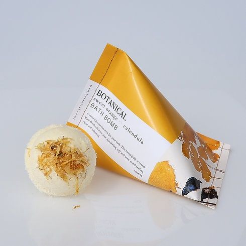 ORANGE BLOSSOM &amp; CALENDULA BATH BOMB