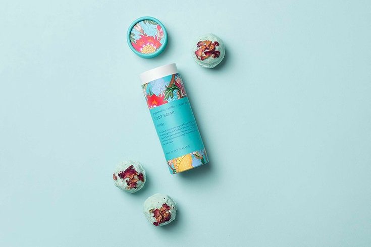 Peppermint, Vanilla + Green Clay Foot Soak Trio