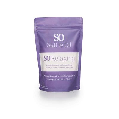 SO Relaxing Bath Soak Pouch 450g