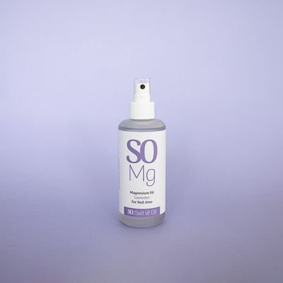 SO Lavender Magnesium Oil Spray Glass Bottle 150g