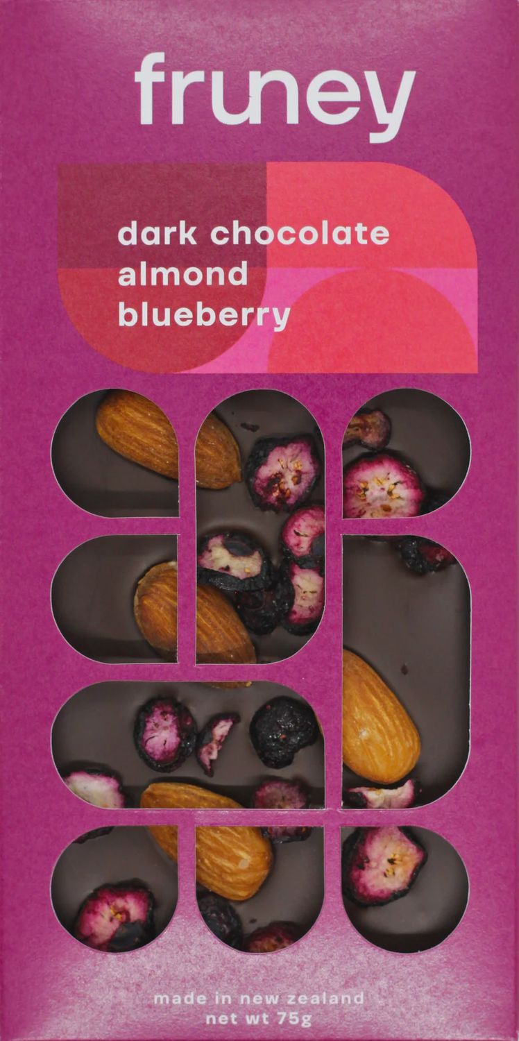 FRUNEY - Dark Chocolate, Almond &amp; Blueberry Bar