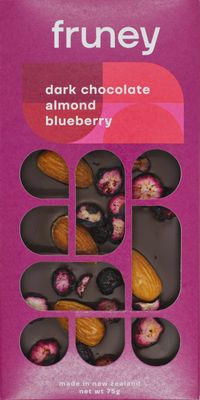 FRUNEY - Dark Chocolate, Almond &amp; Blueberry Bar