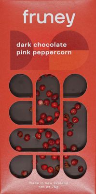 FRUNEY - Dark Chocolate &amp; Pink Peppercorn Bar