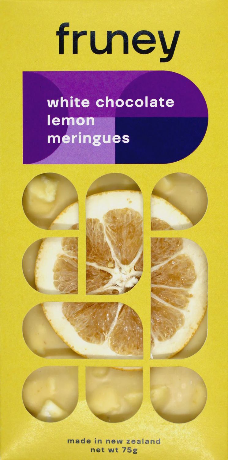 FRUNEY - White Chocolate &amp; Lemon Meringue Bar