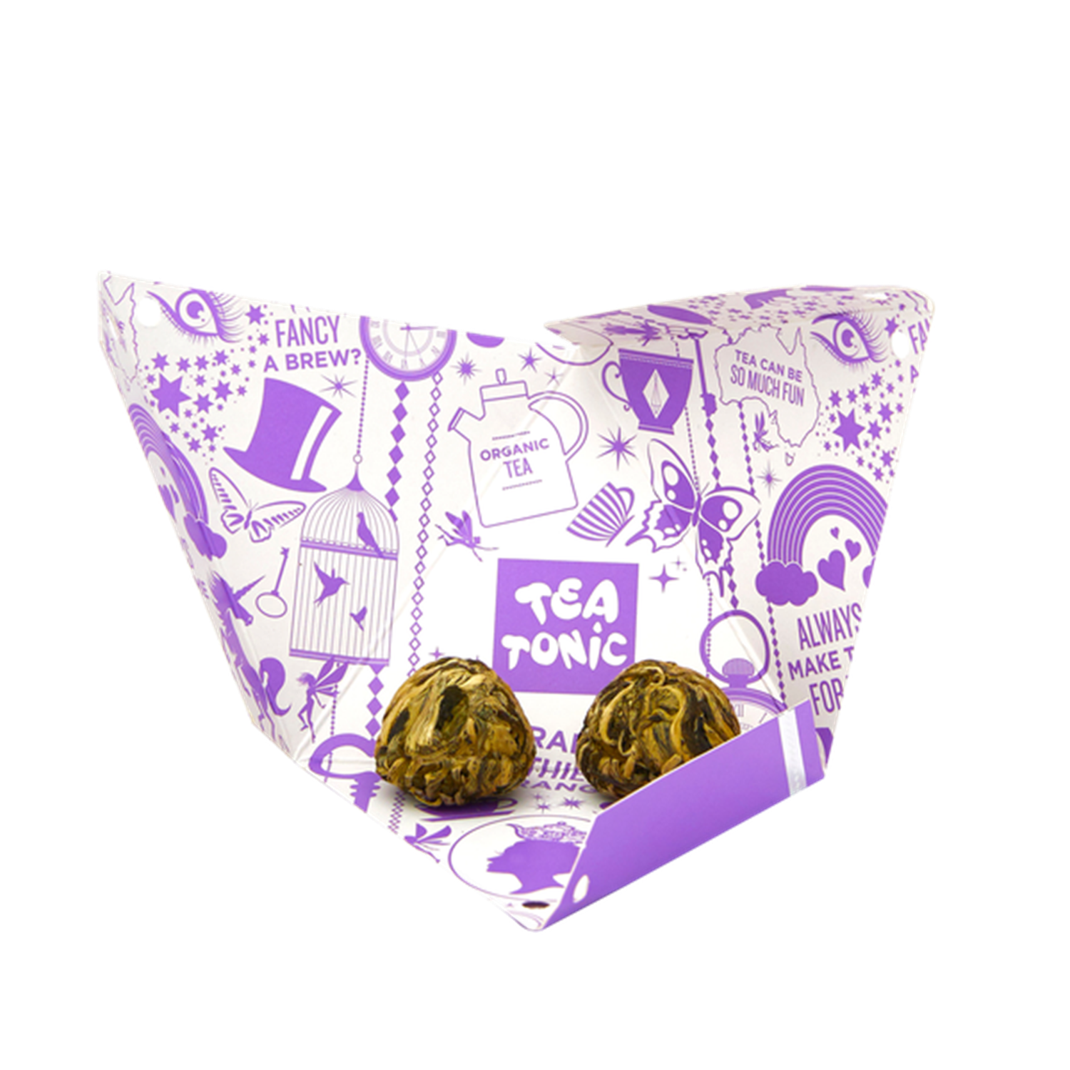 TT NEW FLOWER FAIRY TEA BALLS VANILLA - 2 PER BOX