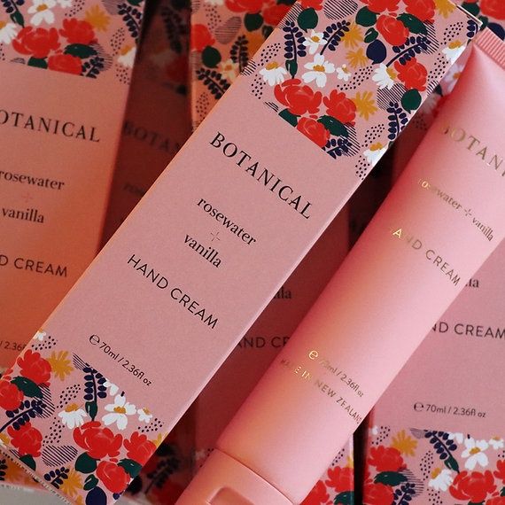 Rosewater + Vanilla HAND CREAM 70ml