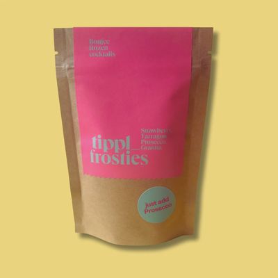 Strawberry, Tarragon &amp; Prosecco Granita