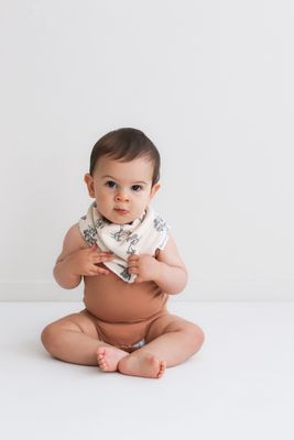 Burrow &amp; Be - Dribble Bib - Almond Burrowers
