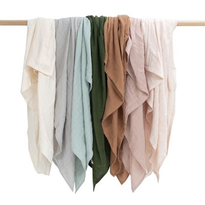 Burrow &amp; Be - Essentials Muslin wrap - Sage