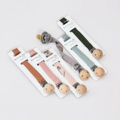 Burrow &amp; Be - Essentials Pacifier clip - Storm