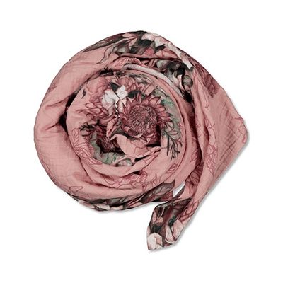 Burrow &amp; Be - Muslin Wrap - Tropical Bouquet