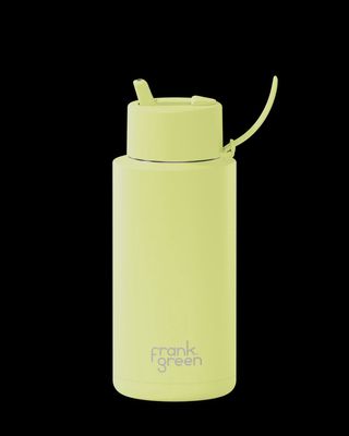 Ceramic Reusable Bottle - 34oz/1 litre - Star Glow - Flip Straw Lid