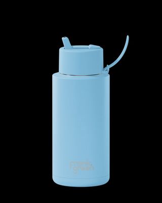 Ceramic Reusable Bottle - 34oz/1 litre Sky Blue