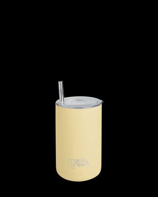 Iced Coffee Cup with Straw - Buttermilk