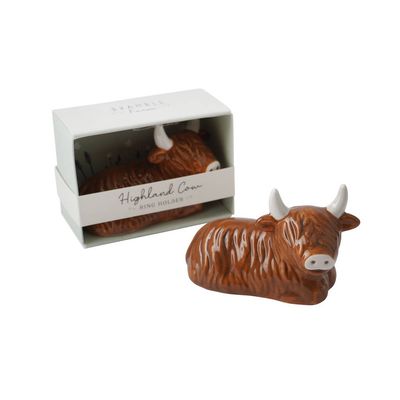 Bramble Farm Highland Cow Ring Holder