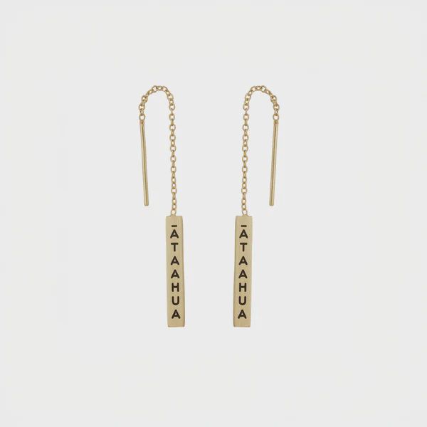 Ātaahua – Beautiful – Earrings &quot;Gold&quot;