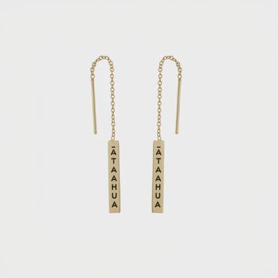 Ātaahua – Beautiful – Earrings &quot;Gold&quot;