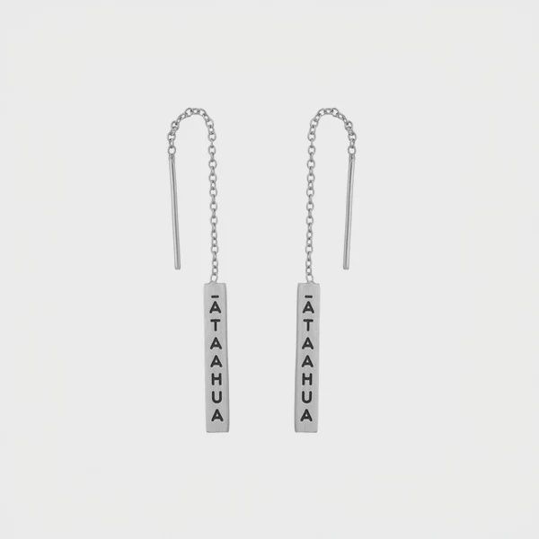 Ātaahua – Beautiful – Earrings Silver